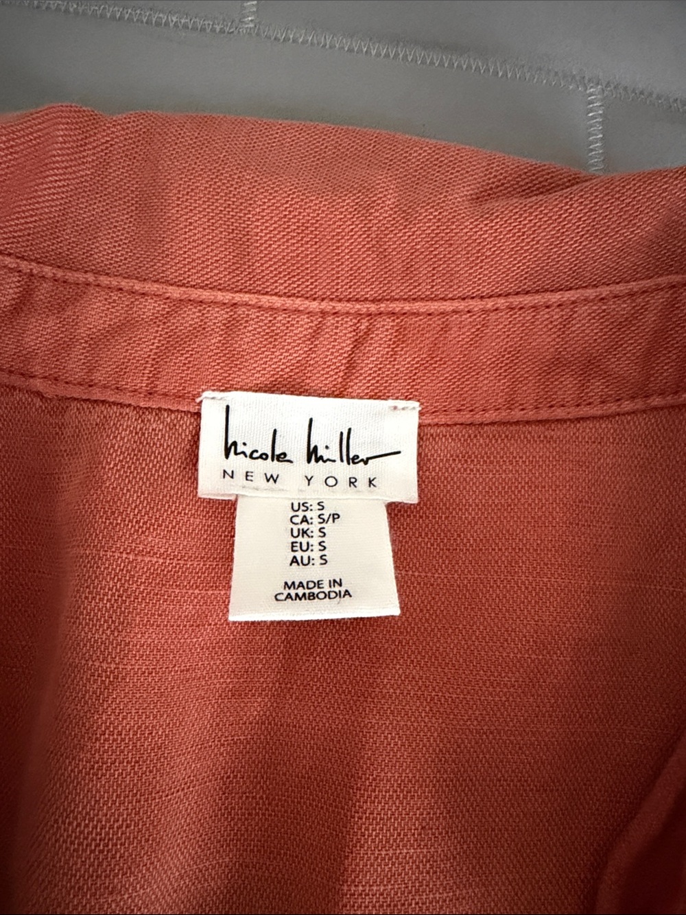 Nicole Miller Coral Sleeveless Jumpsuit